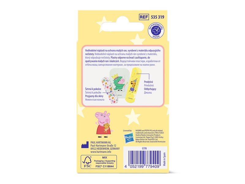 Cosmos Dětská náplast Peppa Pig 12 ks