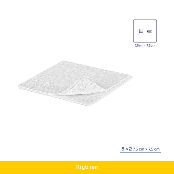 Medicomp kompres sterilní 7,5x7,5 cm 10 ks