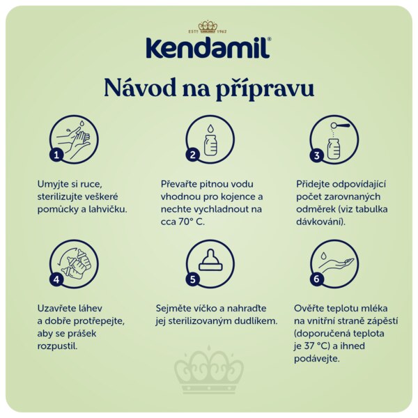 Kendamil Nature BIO 1 Počáteční kojenecké mléko 0-6 m 2x300 g