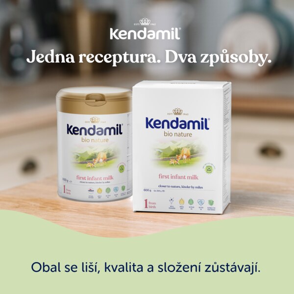 Kendamil Nature BIO 1 Počáteční kojenecké mléko 0-6 m 2x300 g
