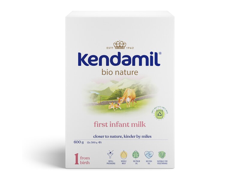 Kendamil Nature BIO 1 Počáteční kojenecké mléko 0-6 m 2x300 g