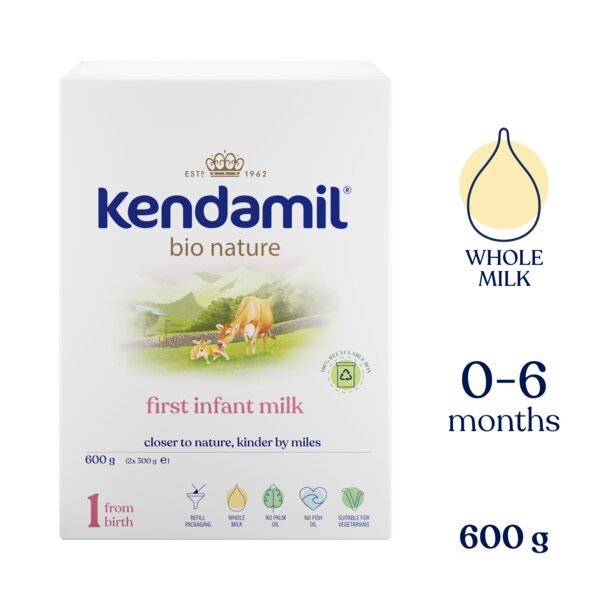 Kendamil Nature BIO 1 Počáteční kojenecké mléko 0-6 m 2x300 g