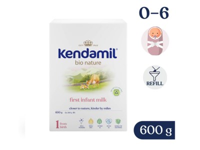 Kendamil Nature BIO 1 Počáteční kojenecké mléko 0-6 m 2x300 g Kendamil Nature BIO 1 Počáteční kojenecké mléko 0-6 m 2x300 g