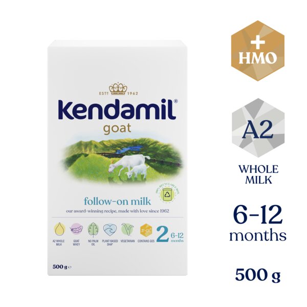 Kendamil Kozí 2 Pokračovací kojenecké mléko 6-12 m 500 g