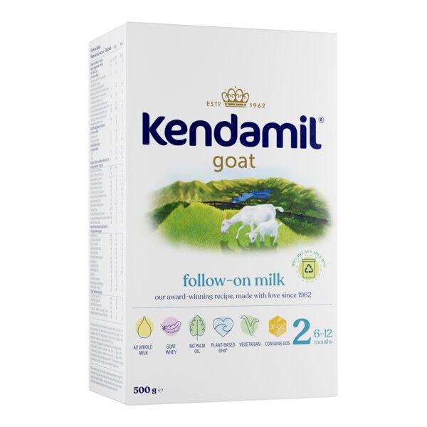 Kendamil Kozí 2 Pokračovací kojenecké mléko 6-12 m 500 g