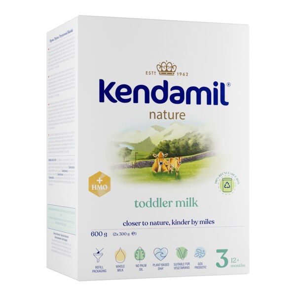 Kendamil Nature 3 HMO+ Batolecí mléko 12-24 m 2x300 g Kendamil Nature 3 HMO+ Batolecí mléko 12-24 m 2x300 g