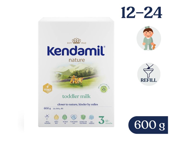 Kendamil Nature 3 HMO+ Batolecí mléko 12-24 m 2x300 g