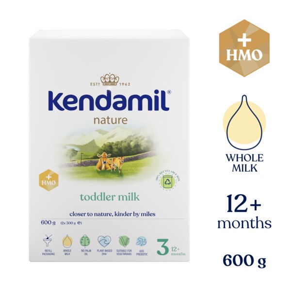 Kendamil Nature 3 HMO+ Batolecí mléko 12-24 m 2x300 g Kendamil Nature 3 HMO+ Batolecí mléko 12-24 m 2x300 g