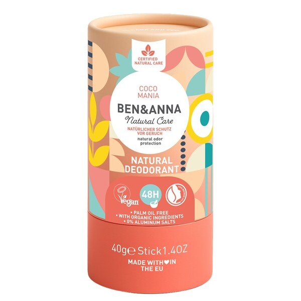 Ben&Anna Natural Tuhý deodorant Coco Mania 40 g Ben&Anna Natural Tuhý deodorant Coco Mania 40 g