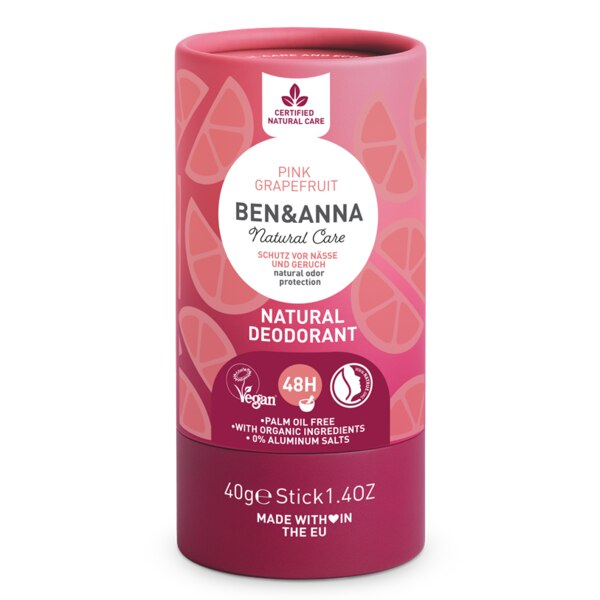 Ben&Anna Natural Tuhý deodorant Pink grapefruit 40 g Ben&Anna Natural Tuhý deodorant Pink grapefruit 40 g