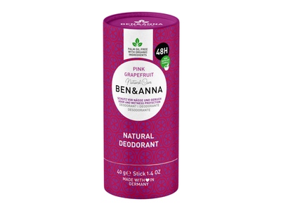 Ben&Anna Natural Tuhý deodorant Pink grapefruit 40 g