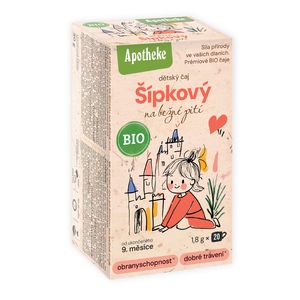 Apotheke BIO Dětský Šípkový čaj nálevové sáčky 20 x 1,8 g Apotheke BIO Dětský Šípkový čaj nálevové sáčky 20 x 1,8 g
