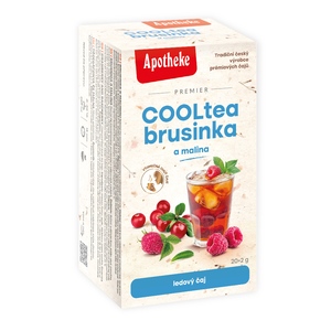 Apotheke Premier Cooltea Brusinka nálevové sáčky 20 x 2 g Apotheke Premier Cooltea Brusinka nálevové sáčky 20 x 2 g