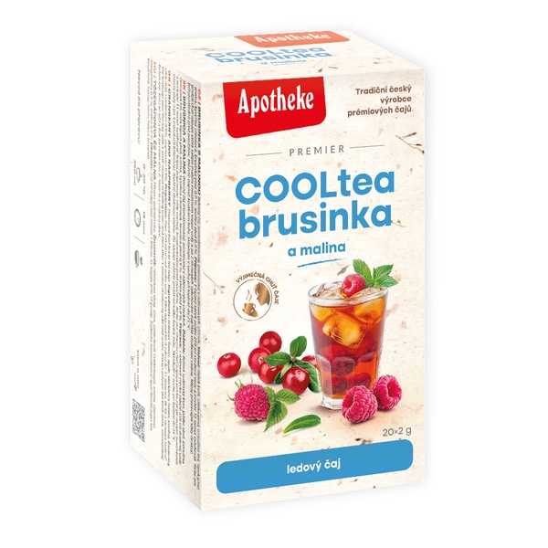 Apotheke Premier Cooltea Brusinka nálevové sáčky 20 x 2 g Apotheke Premier Cooltea Brusinka nálevové sáčky 20 x 2 g
