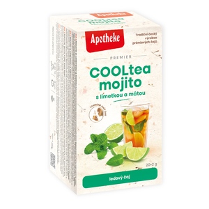 Apotheke Premier Cooltea Mojito nálevové sáčky 20 x 2 g Apotheke Premier Cooltea Mojito nálevové sáčky 20 x 2 g
