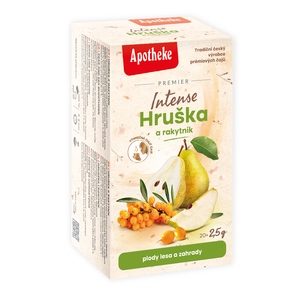 Apotheke Premier Intense Hruška a rakytník nálevové sáčky 20 x 2,5 g Apotheke Premier Intense Hruška a rakytník nálevové sáčky 20 x 2,5 g