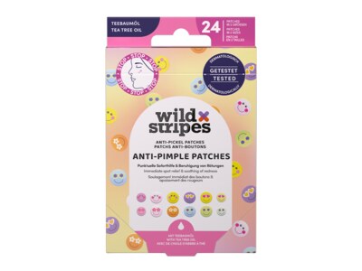 Wild Stripes Náplasti na akné s tea tree olejem Smile prevent 24 ks