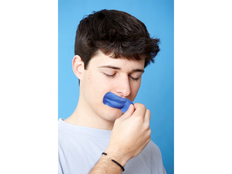 Wild Stripes Náplasti na ústa pro podporu nosního dýchání Sunset 20 ks