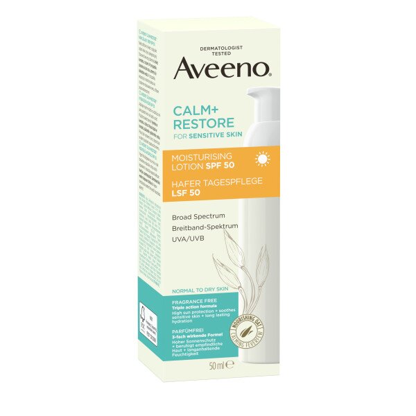 Aveeno Calm+Restore Hydratační krém SPF50 50 ml