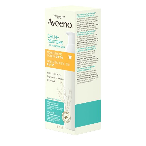 Aveeno Calm+Restore Hydratační krém SPF50 50 ml