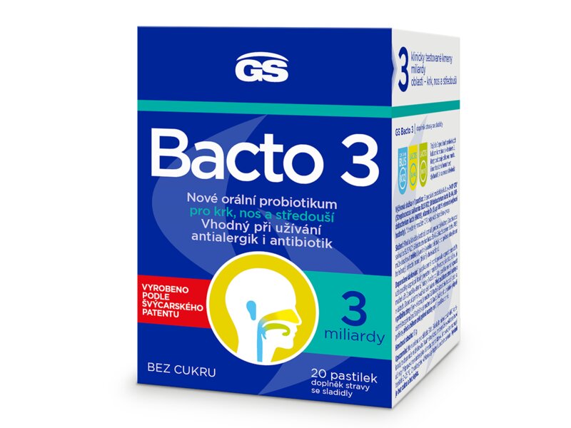 GS Bacto 3 20 pastilek GS Bacto 3 20 pastilek