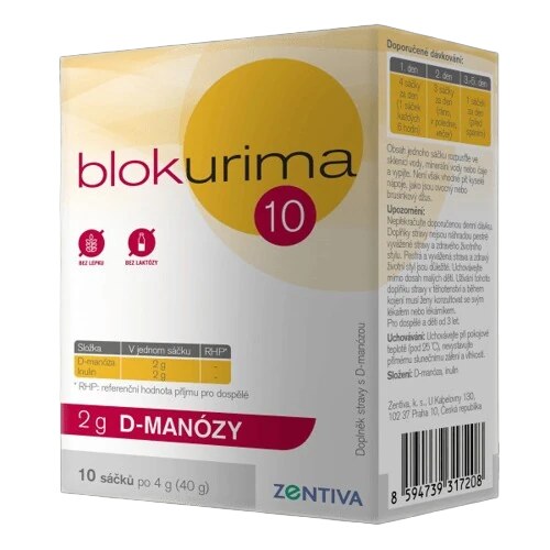 Blokurima 2 g D-manózy 10 sáčků