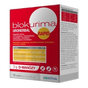 Blokurima Uroherbal Rapid 2 g D-manózy 10 sáčků