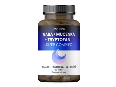 MOVit Sleep Complex GABA + Tryptofan + Mučenka, 60 tablet MOVit Sleep Complex GABA + Tryptofan + Mučenka, 60 tablet