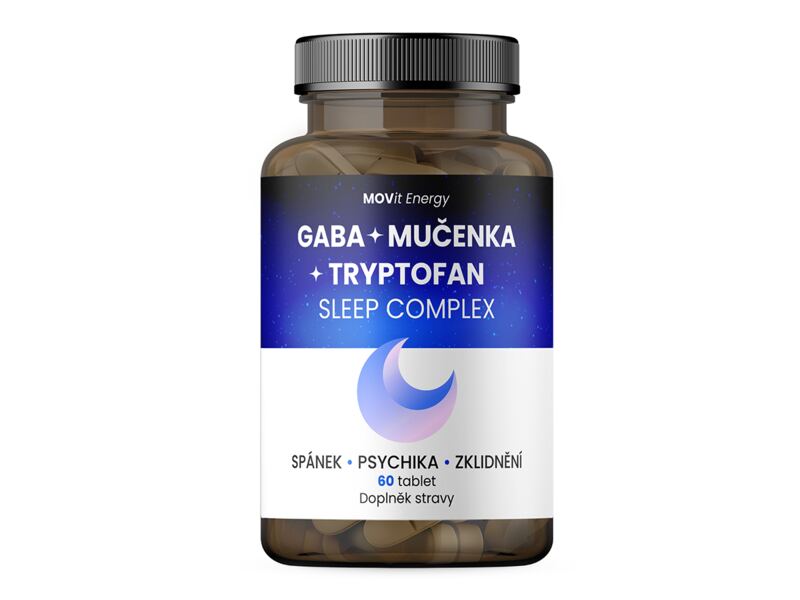 MOVit Sleep Complex GABA + Tryptofan + Mučenka, 60 tablet