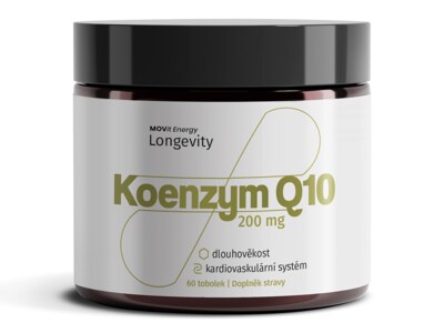 MOVit LONGEVITY - Koenzym Q10 200 mg Extra Strong, 60 tobolek
