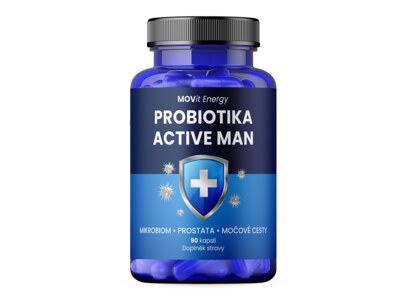 MOVit Probiotika ACTIVE MAN, 90 kapslí MOVit Probiotika ACTIVE MAN, 90 kapslí