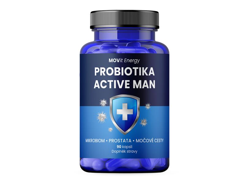 MOVit Probiotika ACTIVE MAN, 90 kapslí