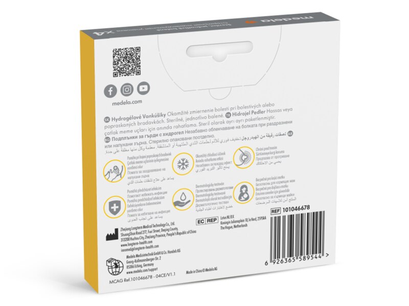 Medela Hydrogelové polštářky 4 kusy