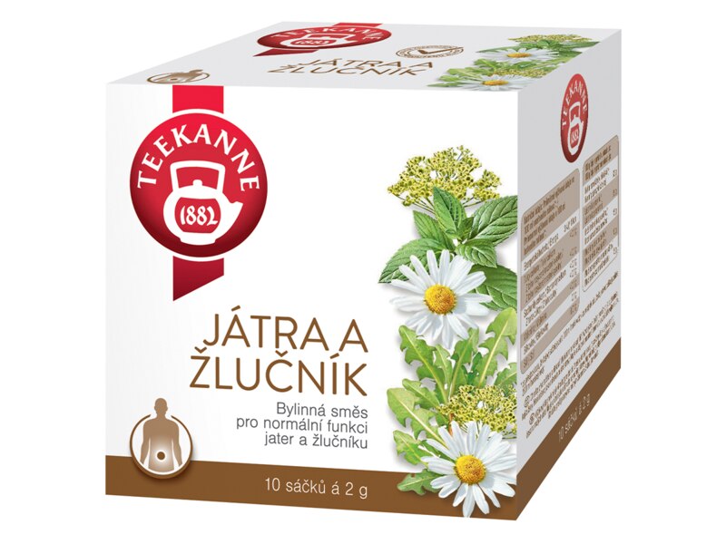 Teekanne Játra a žlučník nálevové sáčky 10x2 g