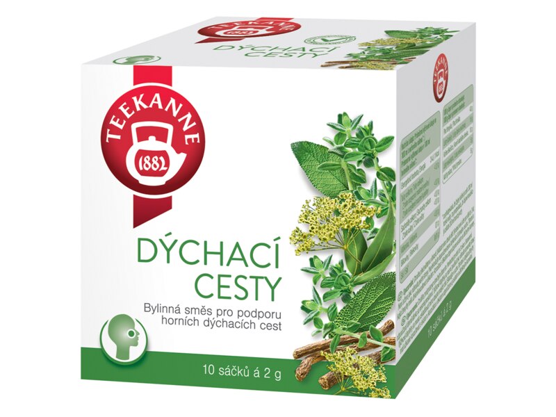 Teekanne Dýchací cesty a krk nálevové sáčky 10x2 g