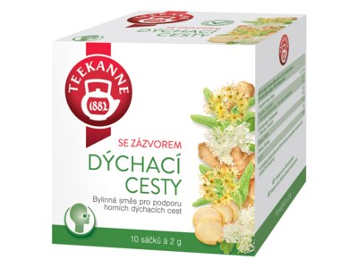 Teekanne Dýchací cesty a krk se zázvorem nálevové sáčky 10x2 g