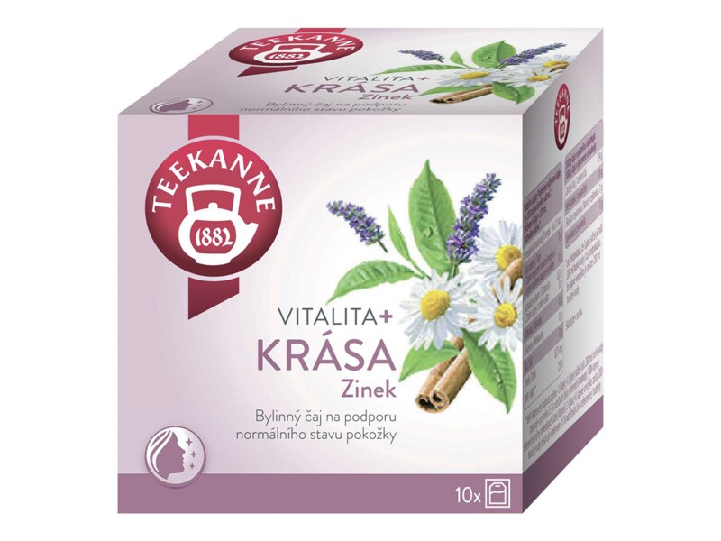 Teekanne Vitalita + Krása se zinkem nálevové sáčky 10x1,7 g