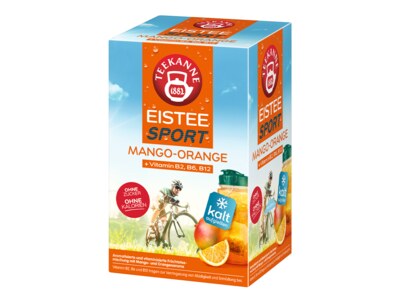 Teekanne Eis Tee Sport Mango a pomeranč nálevové sáčky 18x2,5 g