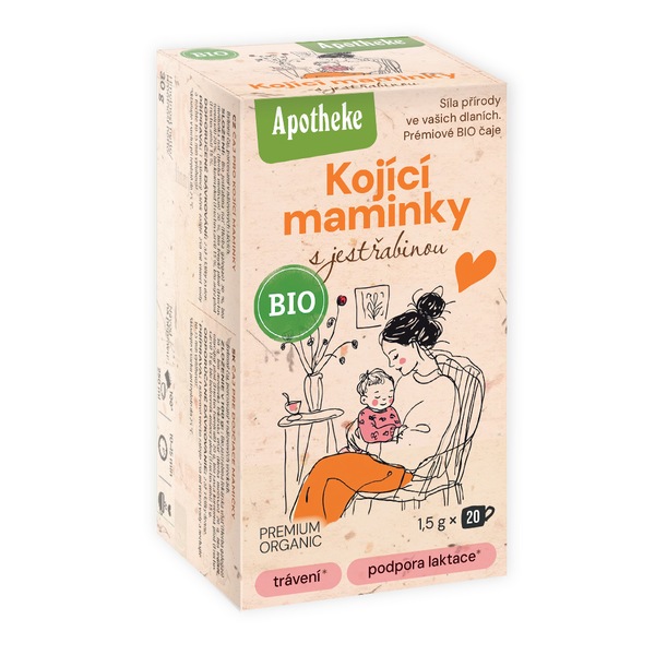 Apotheke BIO Čaj Kojící maminky s jestřabinou 20x1,5 g