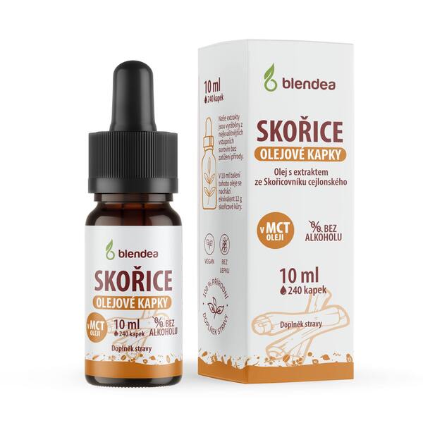Blendea Skořice olejové kapky 10 ml