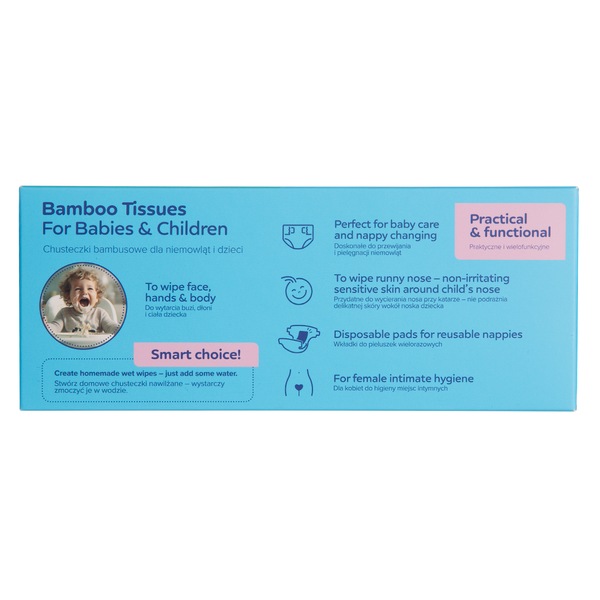 Canpol babies Bambusové ubrousky 2v1 100 ks