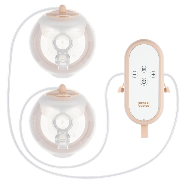 Canpol babies Dvojitá odsávačka mateřského mléka MilkShell 1 ks