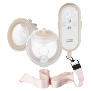 Canpol babies Dvojitá odsávačka mateřského mléka MilkShell 1 ks Canpol babies Dvojitá odsávačka mateřského mléka MilkShell 1 ks