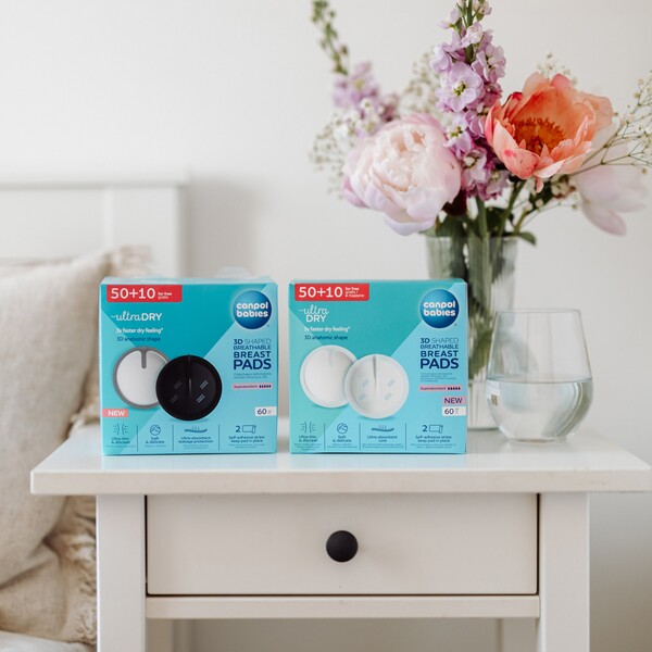 Canpol babies Jednorázové vložky do podprsenky černé 50+10 ks