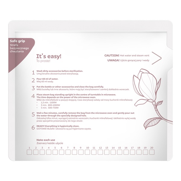 Canpol babies Sterilizační sáčky do mikrovlnky 6 ks