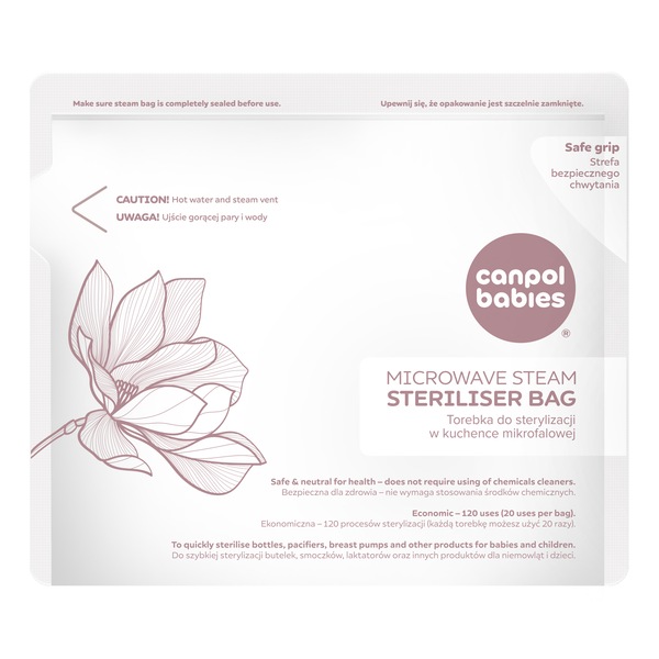 Canpol babies Sterilizační sáčky do mikrovlnky 6 ks