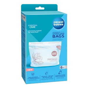 Canpol babies Sterilizační sáčky do mikrovlnky 6 ks Canpol babies Sterilizační sáčky do mikrovlnky 6 ks