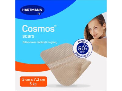 Cosmos Scars Náplast na jizvy silikonová 5x7,2 cm 5 ks Cosmos Scars Náplast na jizvy silikonová 5x7,2 cm 5 ks