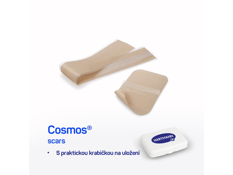 Cosmos Scars Náplast na jizvy silikonová 5x7,2 cm 5 ks