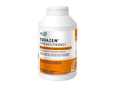 Equazen jahodová příchuť 360 žvýkacích tobolek